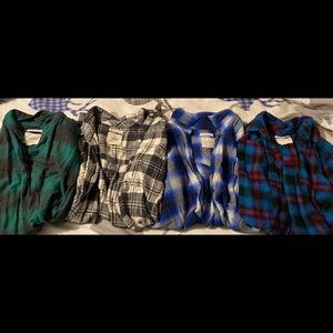 4 Super Soft American Eagle Size Med flannels